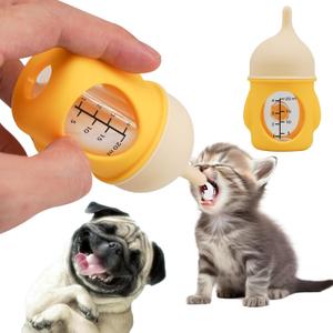 Puppy Bottles for NursingKitten Bottles for NursingPet Feeding Bottle(Yellow- 20ml)