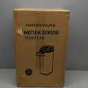 NINESTARS DZT-50-6 The Original Automatic Motion Sensor Trash Can, 13.2 Gal. / 50 L., Stainless Steel