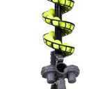 Furlihong 3807BH Tennis Ball Machine with Triangular Base, Adjustable Speeds, Oscillating Left&Right, Up&Down Swing Launch Port, for All Levels Training