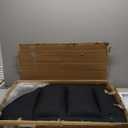 Wide Stadium Seats With Back Support, Exclusive "Sofa Style" Design Extra Thick Bleacher Chairs With Back and Cushion, 6 Reclining Positions - Ultimate Comfort for Sports Events (Black, 22.5"), 1 Pack