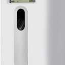 Anydry Automatic LCD Air Freshener Dispenser Wall Mount or Free Standing, Programmable Spray for Bathroom Home Office Hotel Commercial Use, Compatible with Glade Refills, White