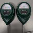 XLUX Long Probe Deep Use Soil Moisture Meter Sensor, Water Monitor Indicator, Hygrometer for Outdoor Indoor Large Pot Plants, Flower, Gardening, Farming, 2 Pack