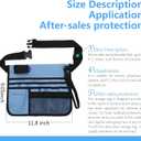 Nurse Storage Bag Multifunctional Nurse Storage Bag, Medical Kit Practical Waist Bag Nurse Pocket Storage Bag (SkyBlue)