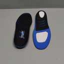 Plantar Fasciitis Relief Shoe Insoles [1-Pair], Arch Support Insoles, Running Athletic Gel Shoe Inserts, Orthotic Inserts for Arch Pain[Trim to Fit: Men 6-10/Women 7-11] (Black & Blue)