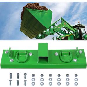 JY PERFORMANCE Tractor Grab Hooks Compact Tractor Bucket Hooks Bolt On Compatible with John Deere 1025R 2320 2520 2720 2025R 2032R 2038R 3032E 4010 4100 4110 4115