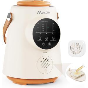 Maxcio Humidifiers for Bedroom with Touch Screen, 2.5L Top Fill Essential Oil Diffuser Easy to Clean with Timer, Auto-Off, 7 Colors Night Light, Valentine's Day Gift for Home, Large Room (Orange)