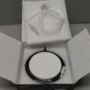 Carefree Fish Aquarium Nanometer Materials Air Stone Disk Fish Tank Hydroponics Bubble Stone Disc 4 Inch Air Pump Not Included (Black)