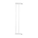 BABELIO Metal Baby Gate, 5.5inch (14cm) White Extension, Extra Wide Baby Gates for Stairs & Doorways, Pressure Mounted Walk Thru Child Gate with Door, NO Need Tools NO Drilling,28" Tall