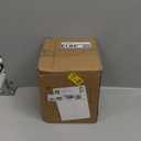 LE TAUCI Utensil Holder, 7.3"+5.4" Ceramic Kitchen Utensil Holder for Countertop, Large Cooking Utensil Crocks for Kitchen Counter, Morden Utensil Organizer for Spatula, Set of 2, Glaze Marble Gray