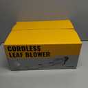 Leaf Blower Cordless with 4.0Ah Battery and Charger, 6 Speed Mode, 250MPH High Speed Lightweight Electric Leaf Blowers Cordless for Lawn Care, Patio, Garden Cleaning and Dust (Yellow)