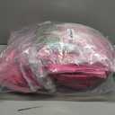 Suhine 6 Set Spa Party Supplies for Girls Kids 6 Satin Robes Spa Kit Sleepover Birthday Slumber Party Favors Nail Salon Pack (Pink)