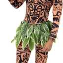 Morph Maui Costume for Men, Hawaiian Tattoo Costume, Halloween Outfit for Adults, Luau Party Attire (Large)