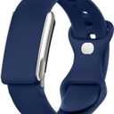 Sport Band Compatible with Whoop 5.0 Bands Strap for Men Women, Soft Silicone Adjustable Waterproof Replacement Wristbands for Whoop 5.0 One, Peak and Life [Not for Gen 4] Navy Blue