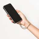 Metal Phone Wrist Strap Stainless Steel Phone Lanyard Metal Chain Smartphone Strap Wristlet Lanyard Bracelet Charm (Classics/Gold)