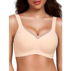 Gailife Crossover Bras for Women No Underwire Wireless Bralettes Seamless Supportive T Shirt Everyday Bras L