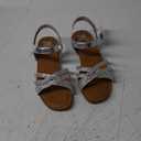 Jsienna Girls Sandal, Silver, Size 3