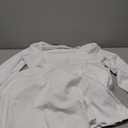 Kaximil Women's Long Sleeve Square Neck Corset A Line Maxi Dress Ruffle Flowy Formal Long Dresses (Medium, White)