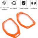 JeCar Orange Top Speaker Bezel Trim Cover for 2018-2023 Jeep Wrangler JL JLU Gladiator JT
