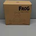 Goodeco 12.5" L×10" H Meditating Yoga Frog Statue - Gifts for Women/Mom, Zen Garden Frog Figurines for Home and Garden Decor, Frog Decorations Gift Ideas, Frog Gifts for Women