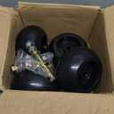 4Pcs Lawn Mower Anti Scalp Deck Wheel Kit Compatible with Rotary 13445 Hustler 788166 31997 781708 MTD 734-04039 & More
