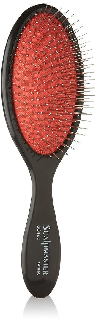 Scalpmaster Wire Cushion Brush, Black
