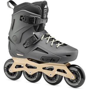 Rollerblade Lightning 90 Men's Urban Inline Skate, Anthracite and Taupe 13-13.5