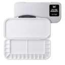 Mr. Pen Airtight 18-Well Watercolor Palette with 2 Mixing Areas and Lid - Folding Paint Tray