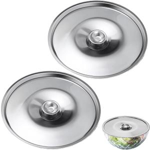 8.7 Inch Pan Lid, Universal Lid for Pots and Pans, Stainless Steel Pot Cover Universal Pans Pots Cookware Replacement Accessories for Skillets Frying, 22cm