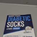 Doctor's Select Diabetic Socks for Men - 4 Pairs Crew Diabetic Neuropathy Socks for Men | Diabetic Socks for Men 9-12