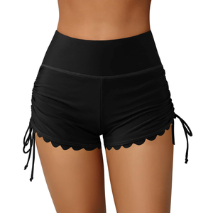 ATTRACO Women Swim Shorts High Waisted Swimsuit Shorts Swim Bottom Board Shorts, Size M