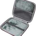 EVA Hard Travel Case - Rechargeable Lighted Vanity Mirror with 10X & 1X Double Sided Magnification for Makeup