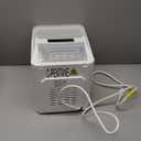 OLIXIS Ice Maker, Ice Makers Countertop with Handle, Portable Ice Machine, 9 Bullet Ice Cubes in 6 Mins, 26lbs in 24Hrs, Auto-Cleaning, with Basket and Scoop, for Home, Kitchen, RV, Camping, White