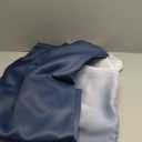 COSVIYA Curtains & Drapes Ombre Navy Blue Curtains 84 inch Long 2 Panels Set, Grommet Room Darkening Light Blocking Insulated Thermal Gradient Window Panels for Bedroom/Living Room,52x84 inches (Navy Blue to Grayish White)