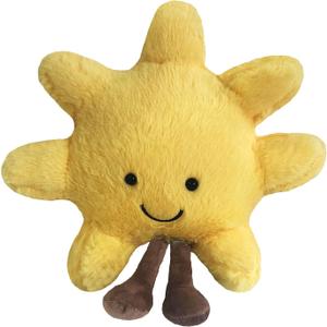 New Moon Sunshine Plush Toy Cute Smile Fun Filled Animal Pillow Soft Plush Toy for Children's Birthday Gift