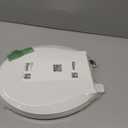 KOHLER 4639-RL-0 Cachet ReadyLatch Round Toilet Seat Soft Close, White