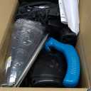 Intercleaner Corded Vacuum Cleaner, 15KPa Powerful Suction with 400W Motor, 12 in 1 Lightweight Bag less Stick Vac with Handheld, Ultra Quiet, for Hardwood Floor Carpet Car Pet Hair (#3 Black)