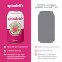 Spindrift Sparkling Water, Raspberry Lime Flavored, Made with Real Squeezed Fruit, Only 9 Calories per Can, 12 Fl Oz Cans, Pack of 24 (EXP 11/16/26)