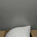 Cooling Side Sleeper Pillow for Neck and Shoulder Pain, Luxury Shredded Memory Foam Curved Bed Pillows for Sleeping Set of 1- Adjustable Queen Size- Washable Cover Crescent White