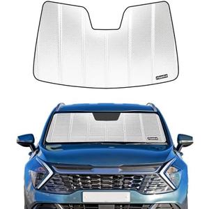 Pigenius Windshield Sun Shade for 2023-2025 Kia Sportage. Front Window Sunshade with Storage Bag