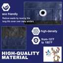 STARPYNG-Pool Cover,Above Ground Pool Solar Cover, Underground Pool Cover Protector with Drawstring Design, Easy to Install (Pool Size: 18X34FT, Cover Size: 21X37FT, Oval, Navy/Black,weve 7x7)