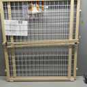 Toddleroo by North States - Extra-Wide Wire Mesh Wooden Baby Gate: Pressure Mounted Baby Gate for Doorways - Adjustable 29.5 to 50 Inches Wide - 31 Inches Tall