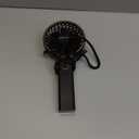 SWEETFULL Handheld Portable Fan, 5000mAh Rechargeable Battery, 6 Speed Wind, LED Digital Display, Foldable Electric Personal Mini Travel Fan with Backup Power, Summer Essentials Gifts for Women Girl (Black)