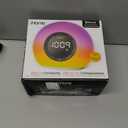 iHome Sunrise Alarm Clock Radio with Bluetooth Speaker, Color Changing Lamp, and USB Charging (iBT32)