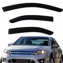 Window Visors Rain Guards fits 2006-2012 Ford Fusion, Out-Channel Window Wind Deflectors Vent Shades Accessories for 2007-2012 Lincoln MKZ, 2006-2010 Mercury Milan, 2006 Lincoln Zephyr, 4 Pcs