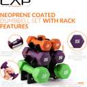 CAP Barbell Neoprene Dumbbell Weights Pairs & Sets | Multiple Colors