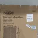 Toddleroo by North States - Diamond Mesh Wooden Baby Gate: Pressure Mounted Baby Gate for Doorways - Adjustable 26.5 to 42 Inches Wide - 23 Inches Tall