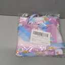 Girl Bathing Suit Size 9-10 Years Old Pink Purple Unicorn Swimsuit One Shoulder Ruffle Swimsuit One Piece Swimwear