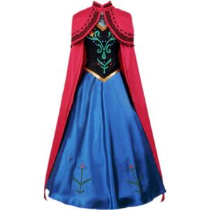Ainiel Women Princess Role Play Outfits Halloween Costume (3XL, Blue)