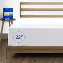 Thread Spread Luxury Egyptian Cotton King Fitted Sheet - 1000-Thread-Count 22" Deep Pocket King Size Fitted Sheet, Soft, Smooth, Cooling, Sateen Weave, Extra Long Staple - White