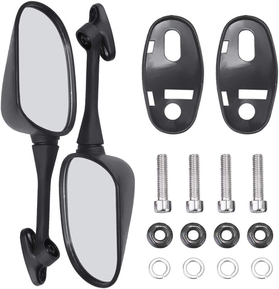 Hoypeyfiy Black Aftermarket Rearview Mirrors For 2003-2012 Honda CBR600RR 2004-2007 CBR1000RR